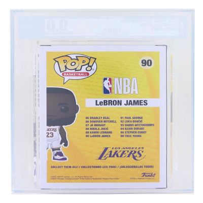 LA Lakers NBA Funko POP  Lebron James Alternate  Graded AFA 9 Image 1
