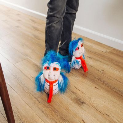 Labyrinth Ello Worm Plush Slippers for Adults  One Size Fits Most Image 2