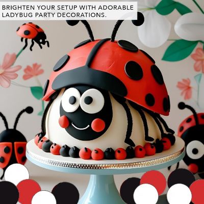 Ladybug Baby Shower Confetti 180-Pack Image 2
