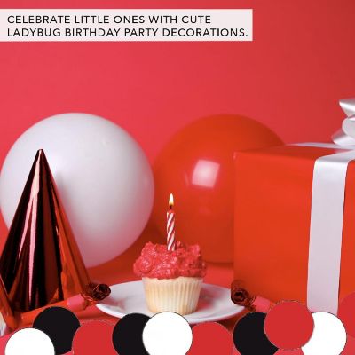 Ladybug Baby Shower Confetti 180-Pack Image 3