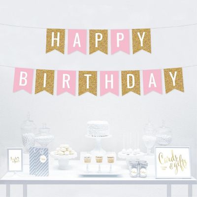 Ladybug Birthday Pennant - 4 x 5.5 Inch Image 1