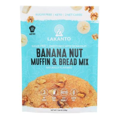 Lakanto - Mix Muffin Banana Nut - Case of 8-7.06 OZ Image 1