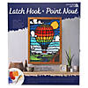 LALatch Hook Kit 24x36 Hot Air Balloon Image 1