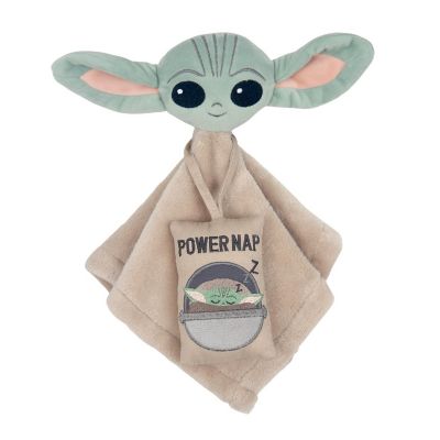 Lambs & Ivy Star Wars Cozy Friends Baby Yoda/Grogu Lovey & Door Pillow Gift Set Image 1