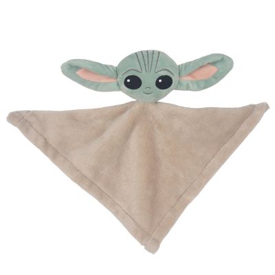 Lambs & Ivy Star Wars Cozy Friends Baby Yoda/Grogu Lovey & Door Pillow Gift Set Image 3