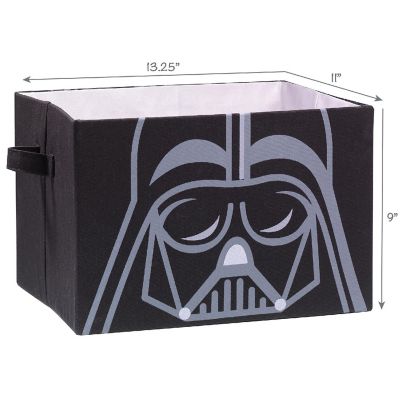 Lambs & Ivy Star Wars Darth Vader Foldable/Collapsible Storage Bin Organizer Image 1