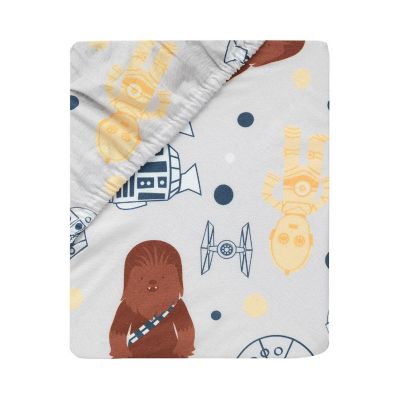 Lambs & Ivy Star Wars Signature Millennium Falcon 100% Cotton Fitted Crib Sheet Image 2