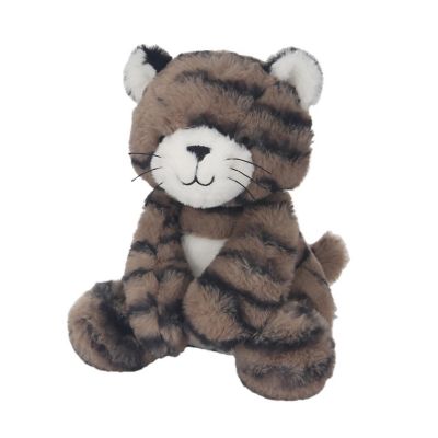 Lambs & Ivy Urban Jungle Brown Tiger Stuffed Animal Toy - Tony Image 1