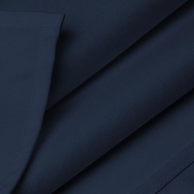 Lann's Linens 10 Pack 60"x102" Rectangular Wedding Banquet Polyester Tablecloths - Navy Blue Image 3