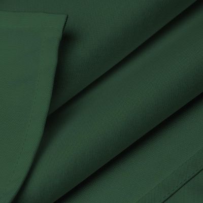 Lann's Linens 10 Pack 90" x 132" Rectangular Wedding Polyester Tablecloths Hunter Green Image 3