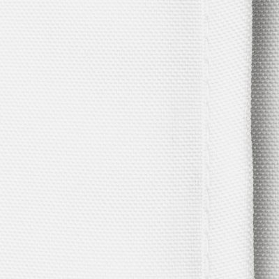 Lann's Linens 132" Round Wedding Banquet Polyester Fabric Tablecloth - White Image 1