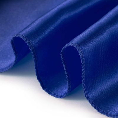 Lann's Linens 5 Satin 12" x 108" Long Wedding Dining Room Table Runners - Royal Blue Image 1
