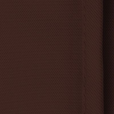 Lann's Linens 60" x 102" Rectangular Wedding Banquet Polyester Fabric Tablecloth - Chocolate Image 1