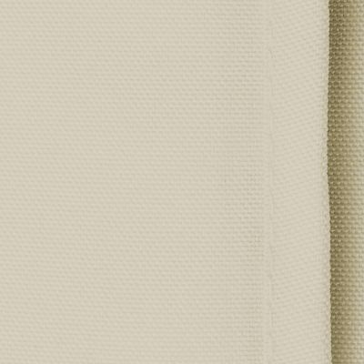 Lann's Linens 60" x 126" Rectangular Wedding Banquet Polyester Fabric Tablecloth - Beige Image 1