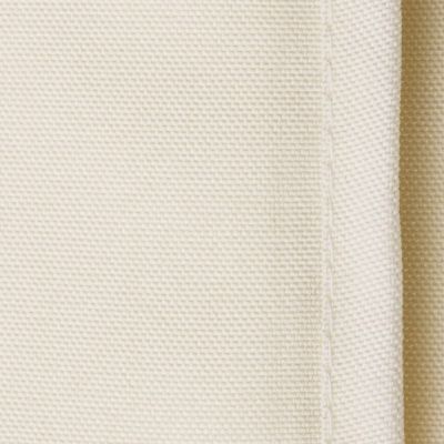 Lann's Linens 70" x 120" Rectangular Wedding Banquet Polyester Fabric Tablecloth - Ivory Image 1