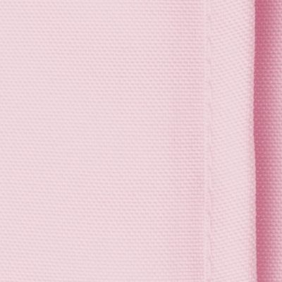 Lann's Linens 90" x 132" Rectangular Wedding Banquet Polyester Fabric Tablecloth - Pink Image 1