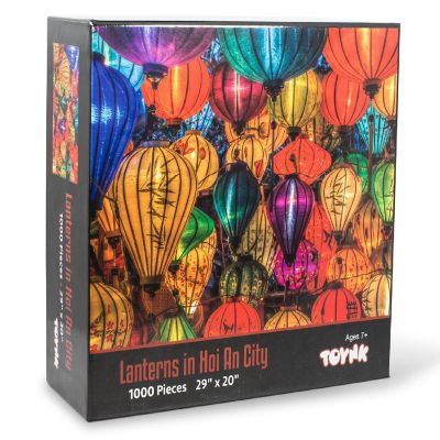Lanterns In Hoi An City Floating Lights 1000 Piece Jigsaw Puzzle Image 1