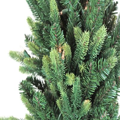 Lapland 6 Ft Fir Hinged Christmas Tree - 350 Clear Lights - 1318 Tips Image 2