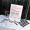 Large Black Metallic Fringe Backdrop Curtain Image 2