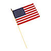 Large Cloth American Flags - 12" x 18" - 12 Pc. Image Thumbnail 1
