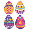 Large Easter Egg Cutouts - 12 Pc. Image 1