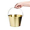 Large Galvanized Gold Pail Image 1