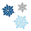 Large Glitter Snowflake Cutouts - 6 Pc. Image 1