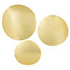 Large Gold Foil Dot Cutouts - 12 Pc. Image 1