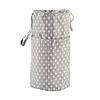 Large Grey Round Knitting Bag Image 1