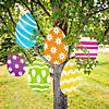 Large Hanging Easter Egg Decorations - 6 Pc. Image 2