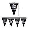 Large Happy New Year Plastic Pennant Banner Image 1