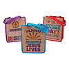 Large He Lives Craft Nonwoven Tote Bags - 12 Pc. Image 2