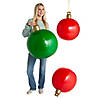 Large Inflatable Hanging Ball-Shaped Ornaments - 6 Pc. Image 1