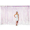 Large Iridescent Fringe Backdrop Curtain Image 1