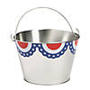 Large Metal Patriotic Pails - 3 Pc. Image 1