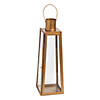Large Metallic Gold Lantern Image 1