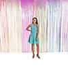 Large Neon Metallic Fringe Backdrop Curtain Image 1