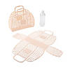Large Neutral Jelly Beach Totes - 6 Pc.  Image 1