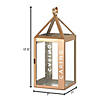 Large Rose Metal Caring Lantern 17.5" Image 3