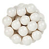 Large Shimmer White Gumballs - 97 Pc. Image 1
