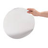 Large Silver Foil Dot Cutouts - 12 Pc. Image 1
