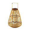 Large Slat Wood Lantern 13.75" Image 2