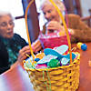 Large Solid Color Bamboo Easter Baskets - 12 Pc. Image 4