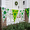 Large St. Patrick&amp;#8217;s Day Clovers Plastic Pennant Banner  Image 1