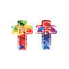 Large Watercolor Cross Temporary Tattoos - 12 Pc. Image 1