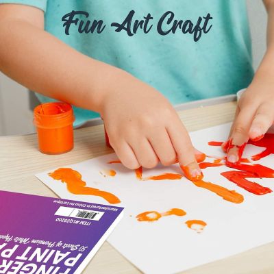 Lartique finger paint paper pad, 11x17 Finger paint pads for kids, 50 Sheets painting paper, 2 Pack Image 2