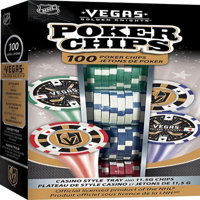 Las Vegas Golden Knights 100 Piece Poker Chips Image 1