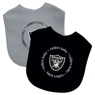 Las Vegas Raiders - Baby Bibs 2-Pack - Black & Gray Image 1