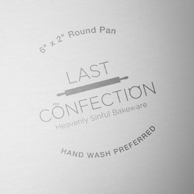 Last Confection 2-Piece Round Cake Pan Set - 6" x 2" Deep Image 3