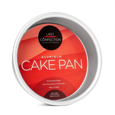 Last Confection 6" x 2" Deep Round Aluminum Cake Pan Baking Tin - Professional Bakeware Image 1